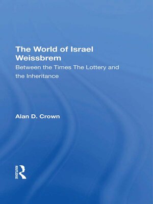 cover image of The World of Israel Weissbrem